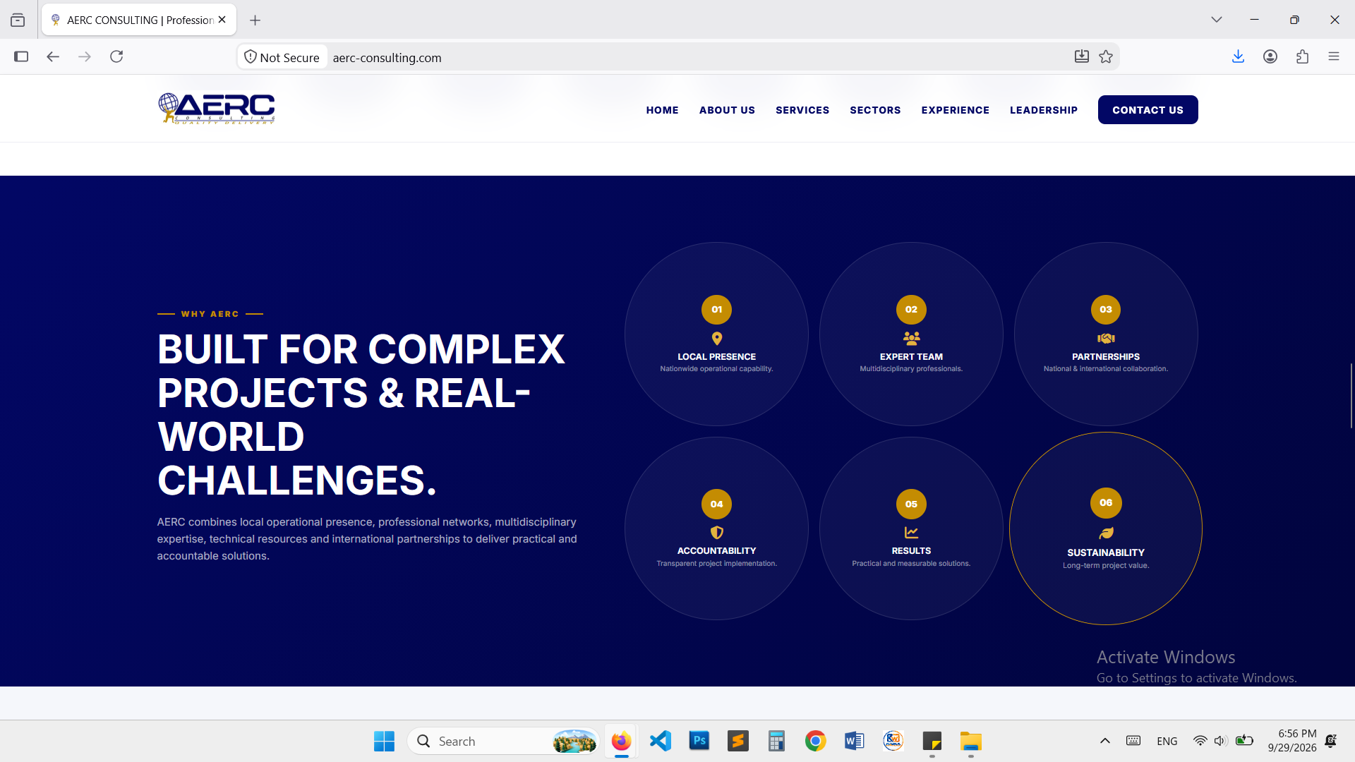 AERC Afghan Consultancy Corporate Website - Image 5